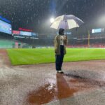Ayo Edebiri Instagram – some people aren’t going to want to hear this but I don’t care. I’m going to say it. Ball is life. Ball is literally life. 

THANK YOU @redsox I love you sm this was maybe the coolest night of my life 

Bonus pic from when I was supposed to do this yesterday and it rained okayBYE