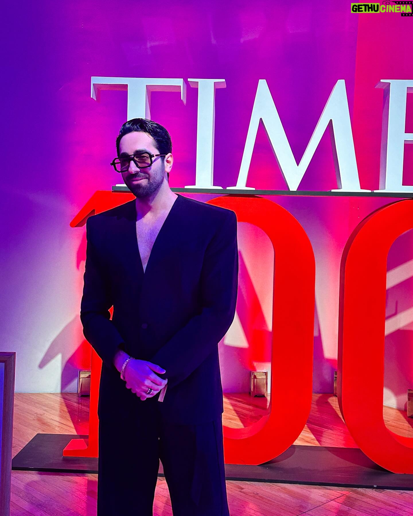 Ayushmann Khurrana Instagram - It is the @time of the disruptors! Honoured to be a part of the #TIME100 Gala this year and having met the most brilliant minds and artistes of our generation.