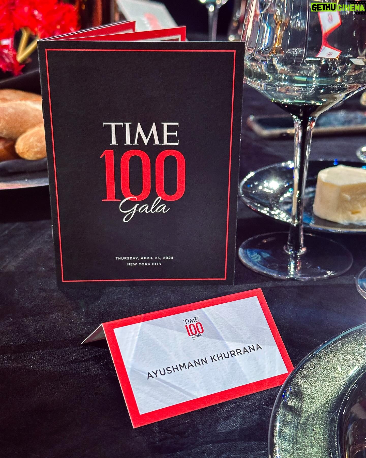 Ayushmann Khurrana Instagram - It is the @time of the disruptors! Honoured to be a part of the #TIME100 Gala this year and having met the most brilliant minds and artistes of our generation.