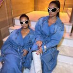 Azra Mian Instagram – Crimson twins