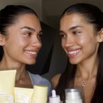 Azra Mian Instagram - Identical twins with not so identical skin! Beekman 1802 always comes through for us and our different skin needs. Thank you @Beekman1802 for helping us both get healthy glowing skin! 🫶🏽 #Altervego #shinefree #beekman1802partner