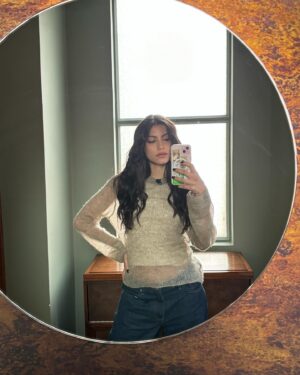 Bárbara López Instagram - Así empieza y así termina… 

La comida más digna que he tenido.