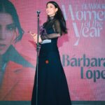 Bárbara López Instagram – Qué espectacular noche con @glamourmexico no me cansaré de agradecer por ser nombrada #womenoftheyear @itsfarahslim gracias infinitas a ti y a todo tu valioso equipo. Fue un honor estar al lado de todas estas increíbles mujeres. 

Gracias @michelleverdugo por apasionarte conmigo y ser mi gran equipo, eres una gran mujer. 

Gracias @puntoentmx por cuidarme y ser mi familia. 

Gracias @_hashis_ por capturar estos momentos, tu trabajo es increíble. 

Gracias @san_angel_nails por estas uñas tan espectaculares 

Gracias @sofyflorees por dejarme impecable con este look de @ferragamo

Y gracias infinitas siempre a mi familia @tiffanyandco @pamelaocampo @alexiadesentis por hacerme sentir especial en cada momento importante.