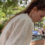 Başak Parlak Instagram - Bodrum’da bir öğleden sonra 👩🏻‍🎨🌸🎨