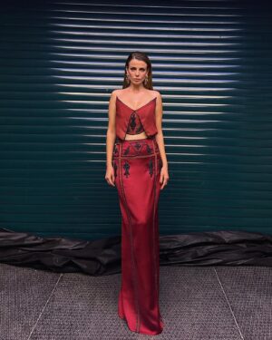 Başak Parlak Instagram - A perfect night with a perfect dress 🌹