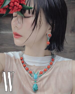Bae Doona Instagram - For @cartier x @wkorea 

By #안상미 실장님

#까르띠에 #Cartier #cartierhighjewelry