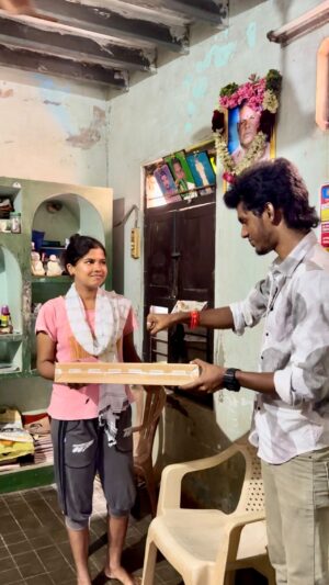 Bala Instagram - I seen a post in social media that ,This sister losses her father,  2 Student Rajeshwari from Cuddalore scored 474/600 in the public exam and passed. On the day of the physics exam, Rajeshwari,  losing her father, again went to write the exam and scored 70 marks in physics.her Aim is to study IT . so I gave my own money 1 lakh rupees and a laptop for her studies hereafter I will always be there for her Love u sisterr ❤️❤️❤️❤️