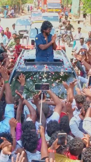 Bala Instagram - Hi friends and family  MAATRAM DAY 3 JOURNEY! 
I handed over the 4th Tractor key to the Sathish Kumar family from the Mayiladuthurai district Tharangambadi. With all yours supports and blessings #Maatram #serviceisgod