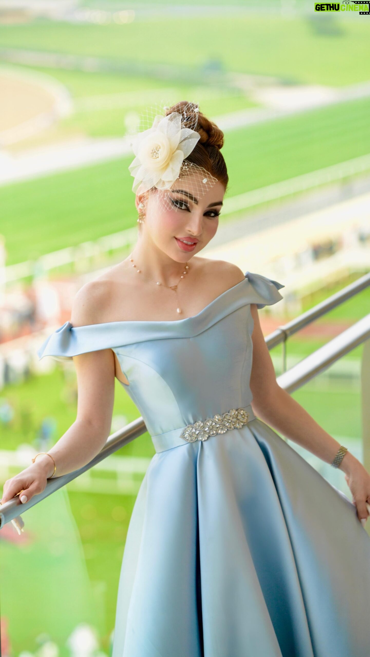 Ban Adnan Instagram - Dubai world cup @racingdubai @savoirarabia @longines Dress: @aliasaad.official Hairstyle: @joey_hassoun Shoes: @renecaovilla bag: @dolcegabbana 🎥: @evensteven.photography