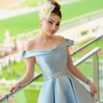 Ban Adnan Instagram - Dubai World Cup كأس دبي العالمي Thank you for the lovely invitation @longines @savoirarabia @pierette.yammine @racingdubai 📷: @ali.alkurdi.photography hairstyle: @joey_hassoun Dresse: @aliasaad.official