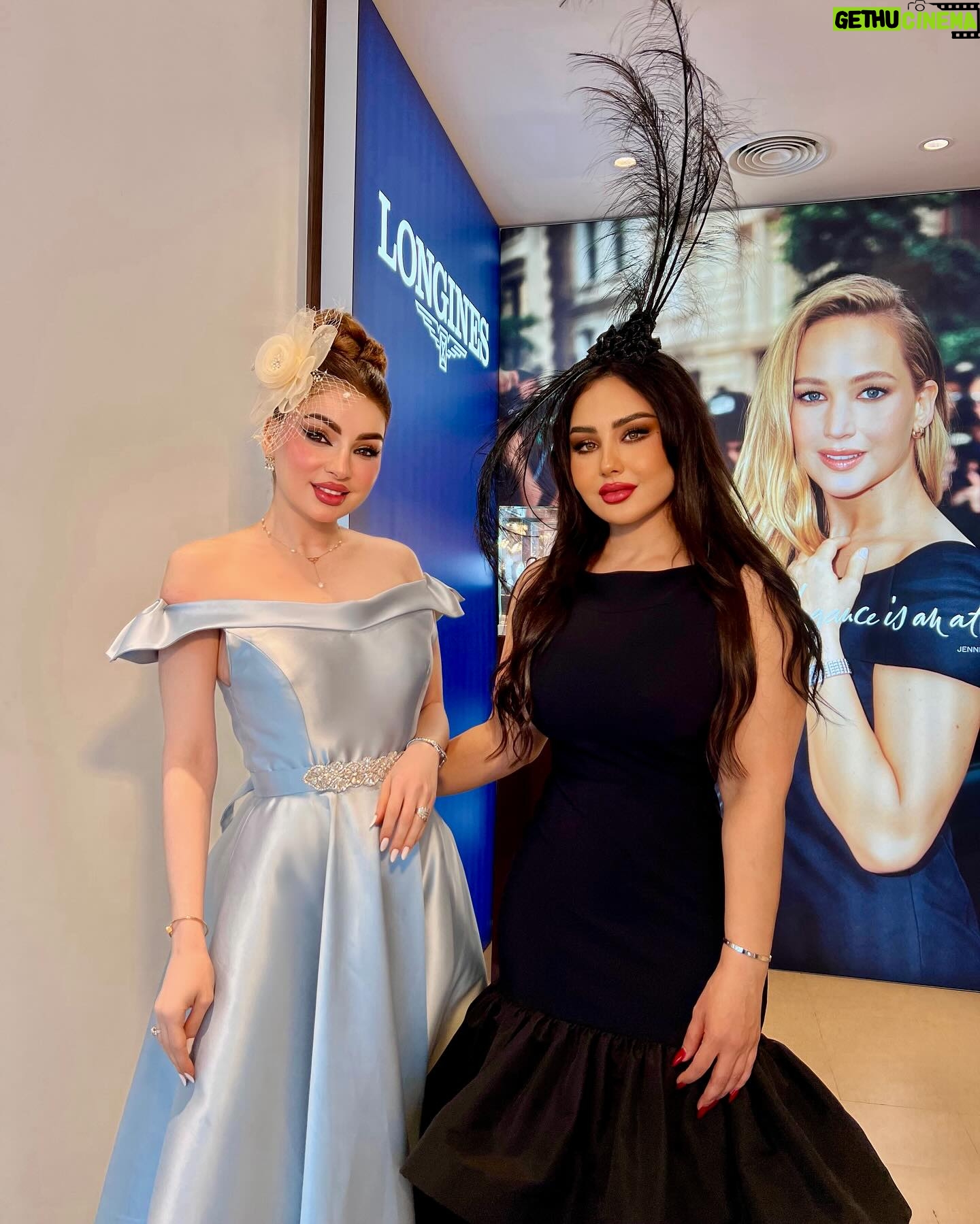 Ban Adnan Instagram - Dubai World Cup كأس دبي العالمي Thank you for the lovely invitation @longines @savoirarabia @pierette.yammine @racingdubai 📷: @ali.alkurdi.photography hairstyle: @joey_hassoun Dresse: @aliasaad.official
