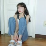 Bang Min-ah Instagram – ⠀
#광고 #onitsukatiger #덴티그레스트렙

🌴 오니츠카 여름을 잘부탁해 🩴