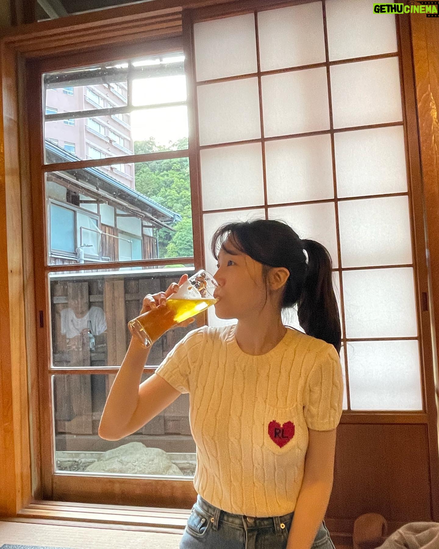 Bang Min-ah Instagram - 고베규 너무 맛있어서 신나버렸지 뭐야....🥩🍺