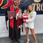 Barbie Blank Instagram – Yesterday my hubby @joebcoba graduated from @uscedu with a Masters degree in business!!! Words can’t express how proud we are of you, you have worked so hard to get here today, these last 2 years I’ve seen you grind all day everyday from working full time, having 2 newborn babies and going to business school at one of the most prestigious schools there is! You’ve surpassed the label of ‘hard worker’ with all of your achievements. You are a true inspiration to me and our babies! Thank you for being the best remodel they could have. We love you daddy ♥️ FIGHT ON ✌🏼