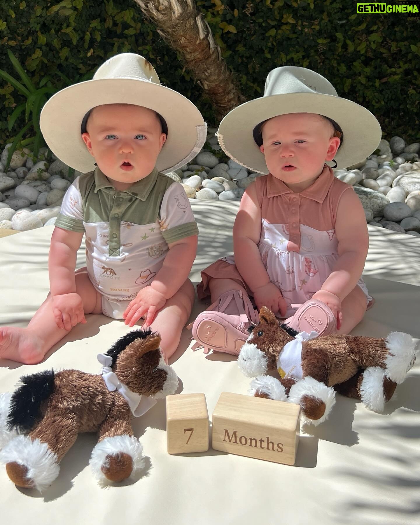 Barbie Blank Instagram - Our little cowgirl and cowboy are 7 months today! 🤠ðŸ¤