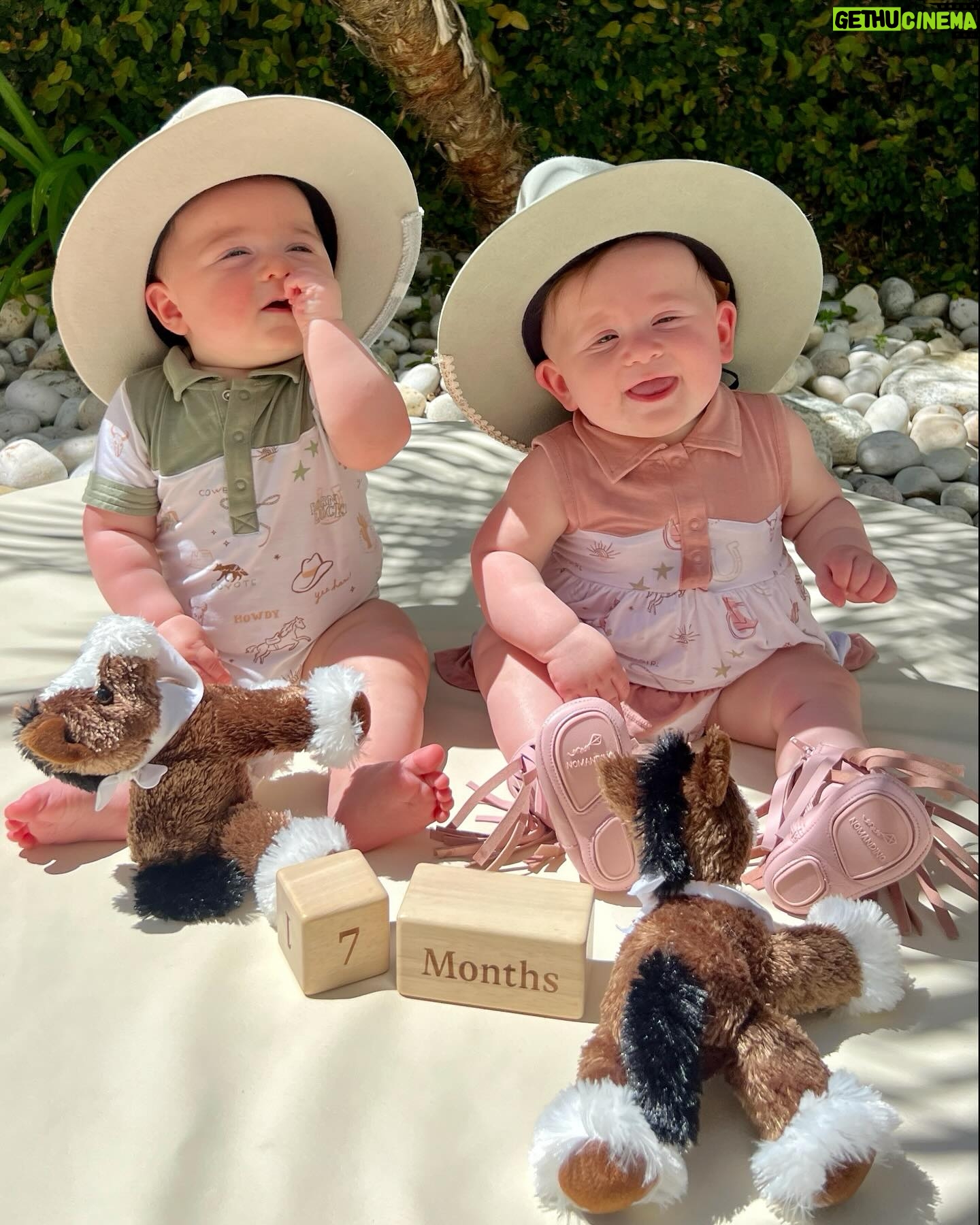 Barbie Blank Instagram - Our little cowgirl and cowboy are 7 months today! 🤠ðŸ¤