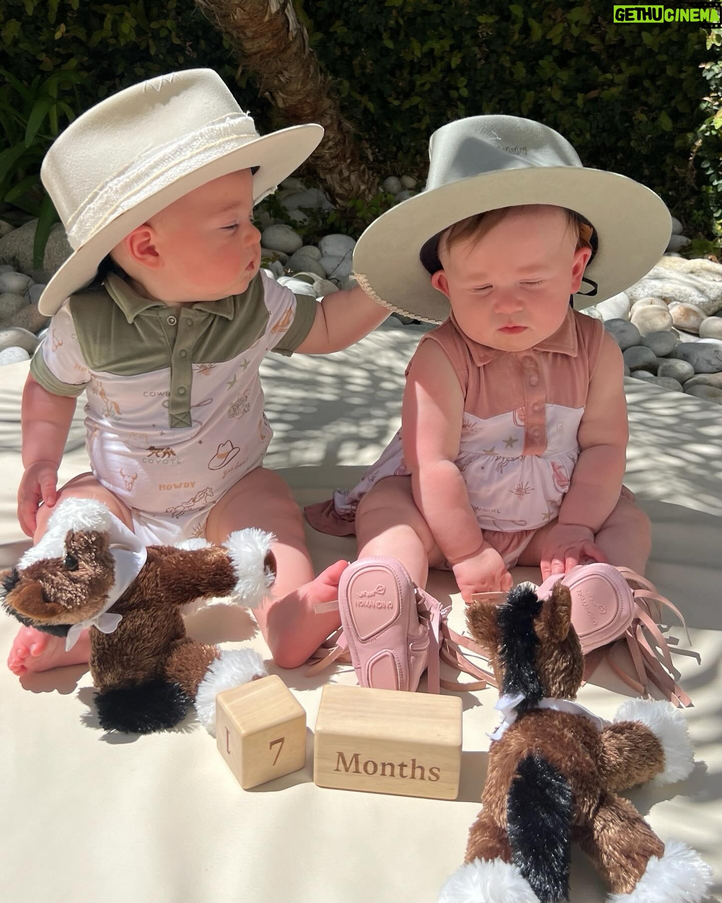 Barbie Blank Instagram - Our little cowgirl and cowboy are 7 months today! 🤠ðŸ¤