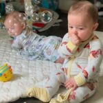Barbie Blank Instagram – The twins first Easter 🐣🐰