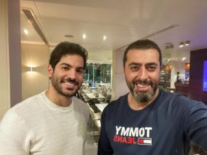 Bassem Yakhour Instagram - و اجتمعنا أنا ورامي عبد الحي  اذكى واهم يوتيوبر سوري  برأيي 👌🏻💚