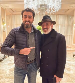 Bassem Yakhour Instagram - برفقة استاذي الرائع .... الكبير ❤️ غسان مسعود