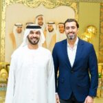 Bassem Yakhour Instagram - كان لي شرف اللقاء بمعالي الشيخ خليفة بن محمد بن خالد آل نهيان في أبو ظبي @kmkalnahyan 🤍