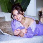 Bea Binene Instagram - no blues, just... purples ✨ good night 🫶🏼
