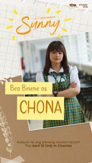 Bea Binene Instagram - Meet Chona,  a reliable friend at ang leader ng SUNNY barkada! 

Abangan si Bea Binene as Chona sa Philippine Adaptation of the Hit Korean MOVIE, ‘SUNNY’. Coming this April 10 Only In Cinemas!

#SunnyPH #BeaBinene