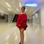 Bea Binene Instagram – red-y 😉 

#SunnyPH Premiere Night lewk ✨ 
Styling: @pattyyap 
Dress: @maison_soriano 
Makeup: @kusietubigho 
Hair: @alexanderhair23