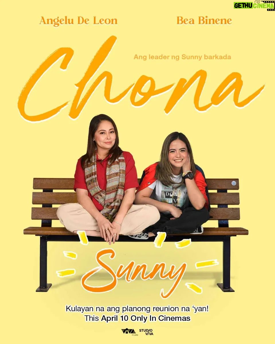 Bea Binene Instagram - Siya ang leader ng Sunny barkada. Matupad kaya ang wish niyang reuniong magbabarkada? Abangan sina Angelu De Leon at Bea Binene as Chona sa #SunnyPH. Written by Mel Mendoza Del Rosario. Directed by Jalz Zarate. Make #SunnyPH your reunion event! Kulayan na ang mga plano na 'yan! Magkita-kita tayo sa APRIL 10 ONLY IN CINEMAS!