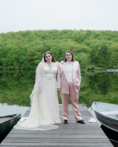 Beanie Feldstein Instagram - “as every fairytale comes real…” May 20, 2023 could never find the words to thank the angels below for giving us the wedding of our dreams Photography: @corbingurkin Dress and suit: @gucci Planning: @amandasavoryevents @nfhsanderson Venue: @thesistersofcedarlakes Design: @littlesistercreativenyc Makeup: @kateydenno Hair: @peterbutlerhair Styling: @erinwalshstyle @ashleyafriyie