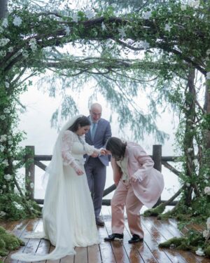Beanie Feldstein Instagram - “as every fairytale comes real…”
May 20, 2023 

could never find the words to thank the angels below for giving us the wedding of our dreams

Photography: @corbingurkin
Dress and suit: @gucci 
Planning: @amandasavoryevents @nfhsanderson 
Venue: @thesistersofcedarlakes 
Design: @littlesistercreativenyc
Makeup: @kateydenno 
Hair: @peterbutlerhair 
Styling: @erinwalshstyle @ashleyafriyie