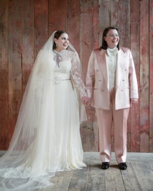 Beanie Feldstein Instagram - “as every fairytale comes real…”
May 20, 2023 

could never find the words to thank the angels below for giving us the wedding of our dreams

Photography: @corbingurkin
Dress and suit: @gucci 
Planning: @amandasavoryevents @nfhsanderson 
Venue: @thesistersofcedarlakes 
Design: @littlesistercreativenyc
Makeup: @kateydenno 
Hair: @peterbutlerhair 
Styling: @erinwalshstyle @ashleyafriyie