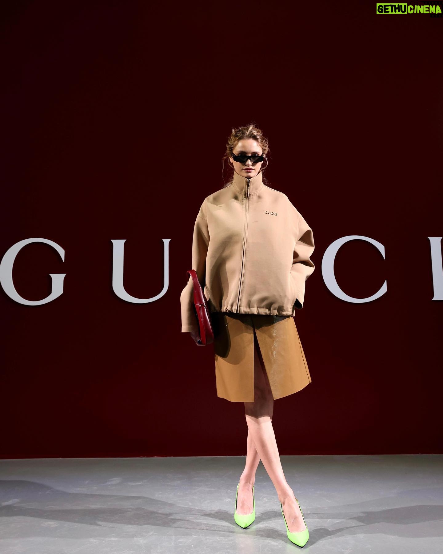 Beatrice Vendramin Instagram - thanks @gucci !!! 🤎 @sabatods (last one is my favorite)