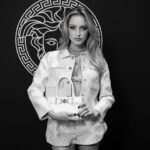 Beatrice Vendramin Instagram - the most special and fun night at @versace , as always. ❤️‍🔥 Thank you @donatella_versace for having me!!!