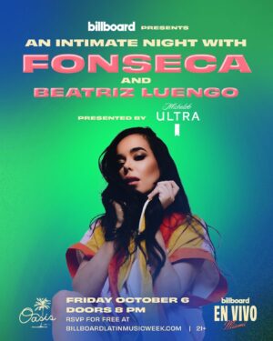 Beatriz Luengo Instagram - Nos vemos en Miami el 6 de Octubre para cantarles🌴🫶🏻
Thanks @billboardlatin