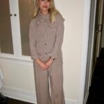 Becca Tobin Instagram – Glam by @afton 💄 Clothes by @toteme 🥼 Awkward vibes by @becca 💁🏼♀️