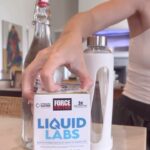 Becca Tobin Instagram - @forcefactor #liquidlabs is the only thing getting me through this Texas heat. It’s 3X more electrolytes and 10X less sugar than the leading sports drinks. #ad