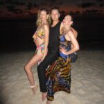 Behati Prinsloo Instagram – So much love, pointed toes and dewy skin 🐬@nikkideroest @matty_holloway