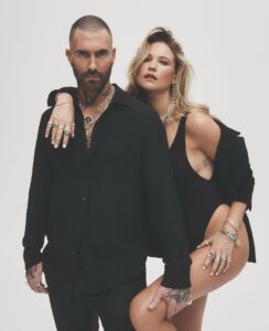 Behati Prinsloo Instagram - @jacquieaiche we love you to the moon and back 💫🍄👽 @adamlevine