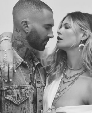 Behati Prinsloo Instagram - @jacquieaiche we love you to the moon and back 💫🍄👽 @adamlevine