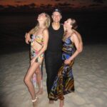 Behati Prinsloo Instagram – So much love, pointed toes and dewy skin 🐬@nikkideroest @matty_holloway