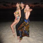 Behati Prinsloo Instagram – So much love, pointed toes and dewy skin 🐬@nikkideroest @matty_holloway
