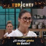 Belén Mora Instagram - ¡Fue usado de ejemplo!🤩 Antes de probar el plato, el chef Sergi elogió la preparación de Belén en #TopChefCHV 👏