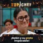 Belén Mora Instagram - ¡Muy buenos comentarios!🥰 Belén sacó aplausos con su plato en las cocinas de #TopChefCHV 🔥