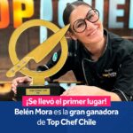 Belén Mora Instagram – ¡Una gigante! 👏🤩

Tras 40 capítulos y un gran desempeño en las cocinas de #TopChefCHV, Belén Mora se consagró como la gran ganadora de Top Chef VIP.

¡FELICITACIONES! 🎉 

#CHVNoticias #CHVShow #FinalTopChef