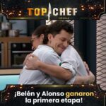Belén Mora Instagram - ¡SECOS!👏 Belén y Alonso lograron conquistar a los jueces de #TopChefCHV y ganaron la primera etapa en esta prueba de eliminación🤩