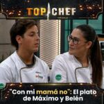 Belén Mora Instagram - “La salsa está súper rica”👏 Intentando no ser nominados, Belén y Máximo presentaron su plato en #TopChefCHV 🥰