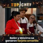 Belén Mora Instagram - ¡Por compartir la cuchara! La chef Fernanda sancionó con tarjeta amarilla a Belén y Máximo 🟨 #TopChefCHV