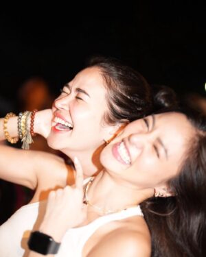 Bela Padilla Instagram - Please get married every year, @iamangelicap and @gregg_homan 😂❤️ it was so lovely to witness your wedding ceremony the second time around 😍 it was just as heartfelt, meaningful and perfectly intimate…thank you for bringing the best people together for the perfect party! And for having me and @nocir witness your love ❤️ 

Loved hanging out with friends, Angelica’s family that also treats her friends like family and our colleagues who I haven’t really seen too much since the pandemic 🥹 and of course, the best kapasyalan to have… @chinitaprincess I always love seeing you happy and thriving! Will always celebrate life with you ❤️ 

PS: shout out to @valeriecorpuz_ for fixing my hair you rockstar you! And to @neric.beltran for making our beautiful dresses! ❤️

#TrippyHomance #TheWomanisnowaHoman