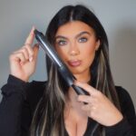 Belle Hassan Instagram – Wavy hair tutorial 🤍 brunette edition coming soon 😂 

#ghdhair #ghd #curlyhair #wavyhair #hairtutorial #hairtransformation